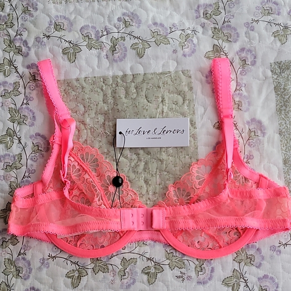 💙HP💙For Love & Lemons Daisy Embroidered Lace Bra - Picture 10 of 16